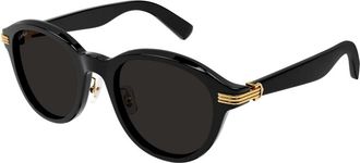 Cartier Pantos Zonnebril - Heren - Zonnebrillen - Zwart - 53 MM - Accessoires