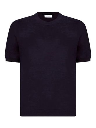 Gran Sasso short-sleeves sweater - Blue