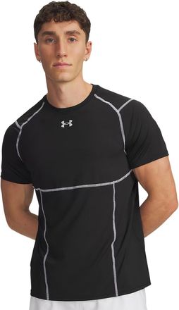 Under Armour Heren Elite T-shirt met korte mouwen (Zwart)