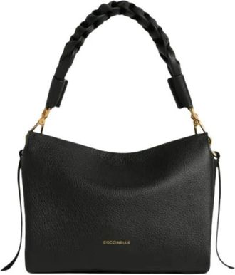 Coccinelle Boheme Small - Dames - Schoudertassen - Zwart - ONE Size - Leer - Tassen