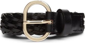 Tommy Hilfiger Gevlochten leren riem van 2,5 cm Chic
