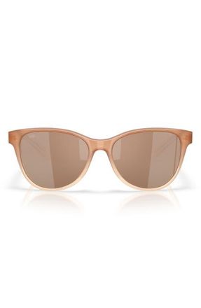 Costa Catherine 57mm Polarized Phantos Sunglasses in Sandbar/Copper Silver 580G at Nordstrom