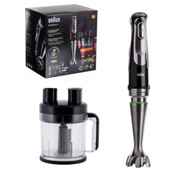Braun Multiquick 9 Mq 9195xli Batidora De Mano Negra Acero