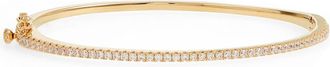 Nordstrom Delicate Cubic Zirconia Bangle in Clear- Gold at Nordstrom