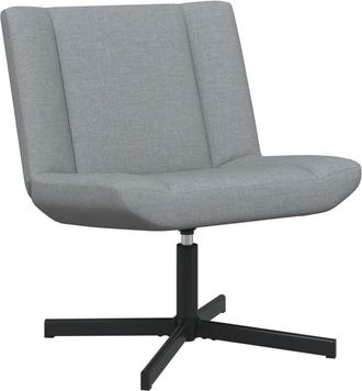 vidaXL Vidaxl - Swivel Chair Light grey 63 x 75 x 76 cm Fabric