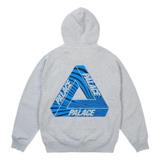 Palace Tri-Vortex Hoodie Grey Marl P31HD005