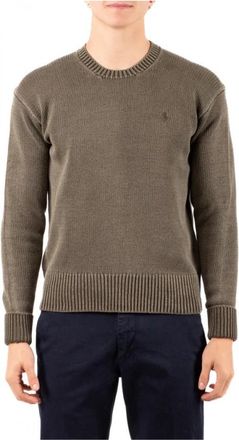 Ralph Lauren Maglia - Heren - Ronde hals truien - Groen - L - Truien & Vesten
