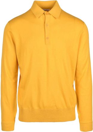 KANGRA Kangra Knit Polo with Classic Collar and Button Details