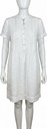 Faherty Gemina Dress In White