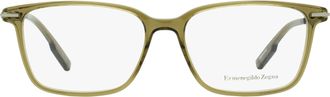 Ermenegildo Zegna EZ5246 Rectangular Leggerissimo Eyeglasses - Green