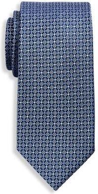 Michael Kors Big & Tall Brost Geometric Tie in Navy at Nordstrom, Size X-Large