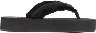 Balenciaga Cushy teenslippers - Dames - Slippers - Zwart - 38 EU - Schoenen