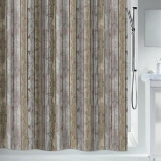 Spirella Spirella - Cortina De Ducha Poli&eacute;ster Romano 240x180cm Marr&oacute;n