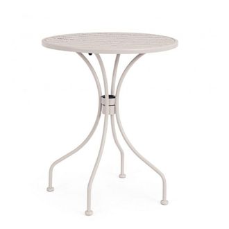 Konte Design Mesa de acero beige &oslash;60 cm