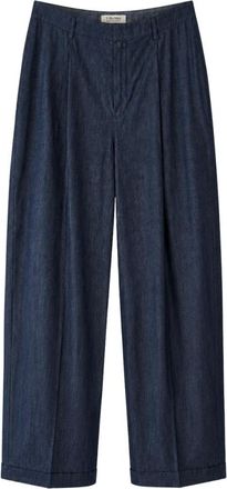 Max Mara Mujer, Pantalones, Azul, Talla: M