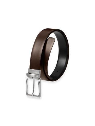 Paul Fredrick Evan Reversible Belt in Black/brown at Nordstrom, Size 40