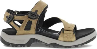 Ecco Ecco Yucatan Coast Sport Men Nutmeg Brown Nubuck Leather Hiking Sandal ZPO496