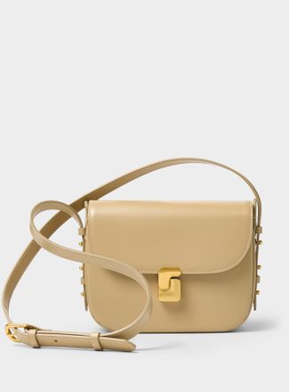 SOEUR Womens Bellissima small sand leather bag