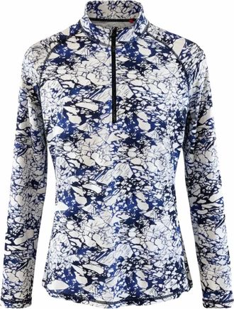 Orlebar Brown Mens Bray Adventure Half Zip Rash Guard In Cloud/mazanine