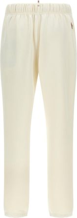 Moncler Double-Fabric Stretch Joggers - White