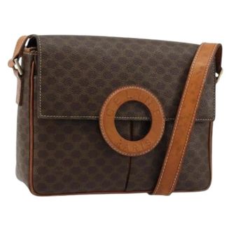 Celine Pre-owned Cross Body Bags, female, Brown, Size: ONE SIZE Pre-owned Vintage Shoulder Bag