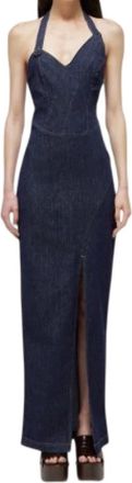 Blugirl Denim Maxi Jurk - Dames - Maxi kleedjes - Blauw - XS - Denim - Kleedjes