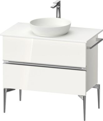 Duravit Duravit - Sivida Consola Mueble Bajo Lavabo, 2 Cajones, Tirador