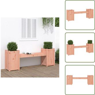 vidaXL Arredo da giardino - vidaXL Panchina con Fioriera 180x36x63 cm Legno Massello di Douglas - Panchina con fioriere