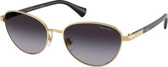 Ralph Lauren RA4150 90048G Womens Sunglasses Gold Size 55