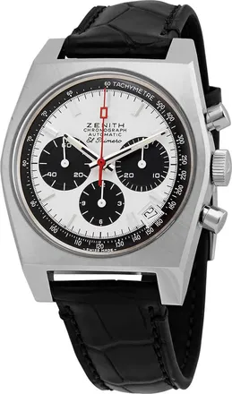 Zenith Chronomaster Revival El Primero Chronograph Automatic White Dial Mens Watch 03.A384.400/21.C815