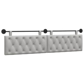 vidaXL Cabecero Colgante Gris Nube Tela Vidaxl