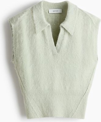 H&M Pullunder aus Alpaka-Mix - Green