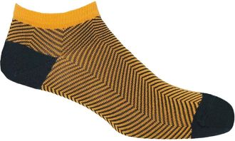 Peper Harow Lux Taylor Mens Trainer Socks - Yellow