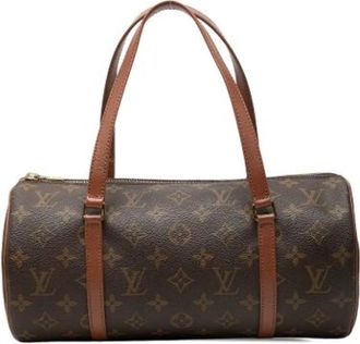 Louis Vuitton Pre-owned Papillon 30 - Dames - Vintage Handtas - Bruin - ONE Size - Leer - Vintage