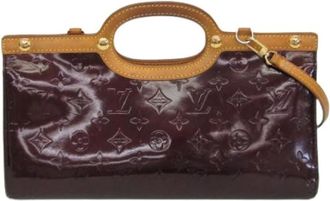 Louis Vuitton Pre-owned Roxbury Drive - Dames - Vintage Handtas - Paars - ONE Size - Leer - Vintage