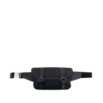 Gucci Pre-owned Canvas Belt Bag - Dames - Pre-owned - Zwart - Maat: ONE Size Leer