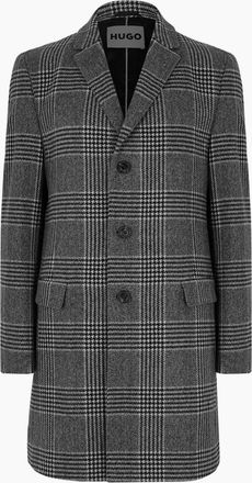 HUGO BOSS Mens Mens 10252537 01 Overcoat - Grey - Size: 44/Regular