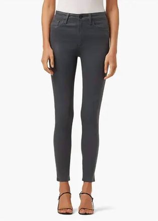 Joe's Womens Charlie Leather Coated Jeans In Sparrow