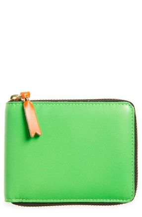 Comme Des Garçons Super Fluo Wallet in Green at Nordstrom