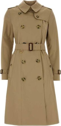 Burberry Twill Trenchcoat - Dames - Trenchcoats - Beige - 2XS - Katoen - Jassen