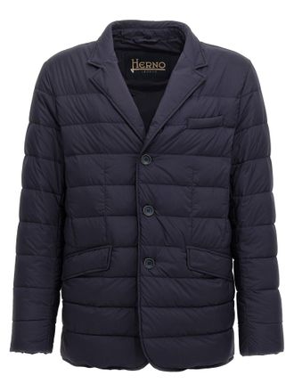 Herno Harness Insert Blazer - Navy