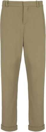 Balmain Jerseybroek met rechte snit - Heren - Chinos - Groen - M - Broeken