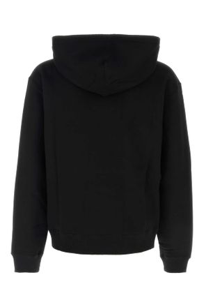 Jil Sander Mens Black Cotton Sweatshirt Exterior: Maglie