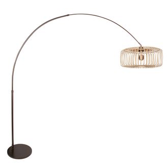 Steinhauer Steinhauer - L&aacute;mpara De Pie - Sparkled Light - Marr&oacute;n - Bamb&uacute;