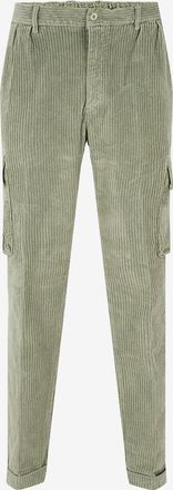 04651/ Cargohose aus Baumwollstretch-Cordsamt