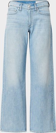 Rag & Bone Featherweight Cam Low-Rise Relaxed Straight Jeans