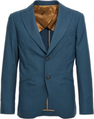 Maurizio Miri Keanu Blazer - Heren - Blazers - Blauw - 2XL - Wol - Jassen