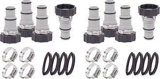 OEM Paquete De 8 Adaptadores Para Mangueras De Piscina, Conector Tipo A Para Mangueras De Succi&oacute;n De 1,5/1,25 Pulgadas