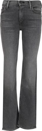Mother Rider Skimp Denim Jeans - Dames - Flared Jeans - Grijs - W25 - Denim - Jeans