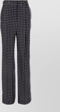 Prada silk pant all-over print